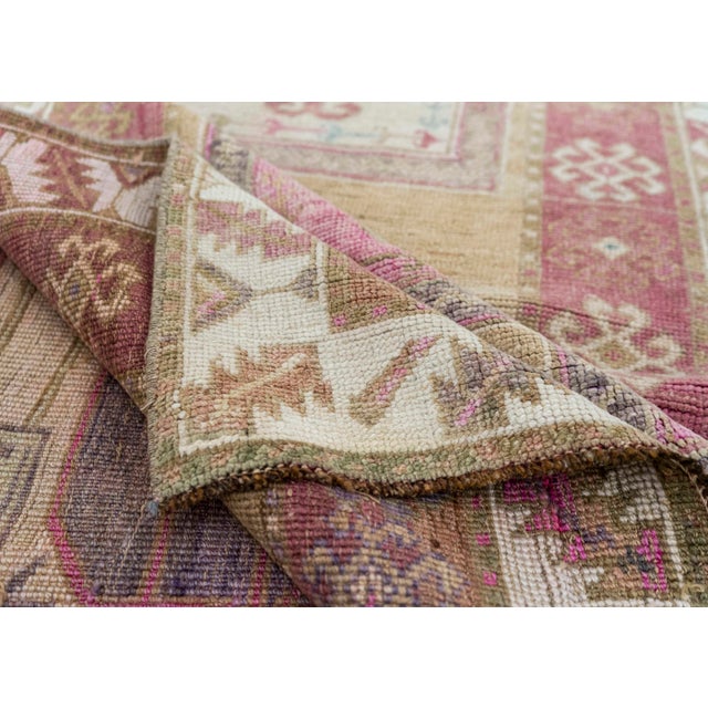 Textile Turkish Vintage Rug 5'3" x 11'11" #21119 For Sale - Image 7 of 8