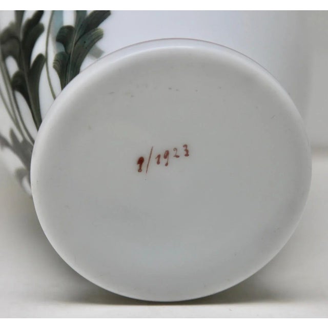 Art Nouveau French Handmade Opaline Vases, 1923, Set of 2 For Sale - Image 9 of 10