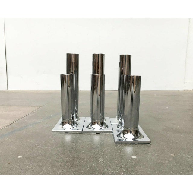 Mid-Century Space Age German Model A248 Chrome Ceiling or Wall Lamps by Rolf Krüger for Staff, 1960s, Set of 7 For Sale - Image 10 of 18