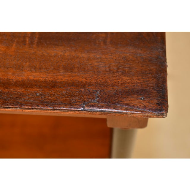 Beacon Hill Collection Inlaid Mahogany Tiered Side Table, Circa 1960's For Sale - Image 12 of 13