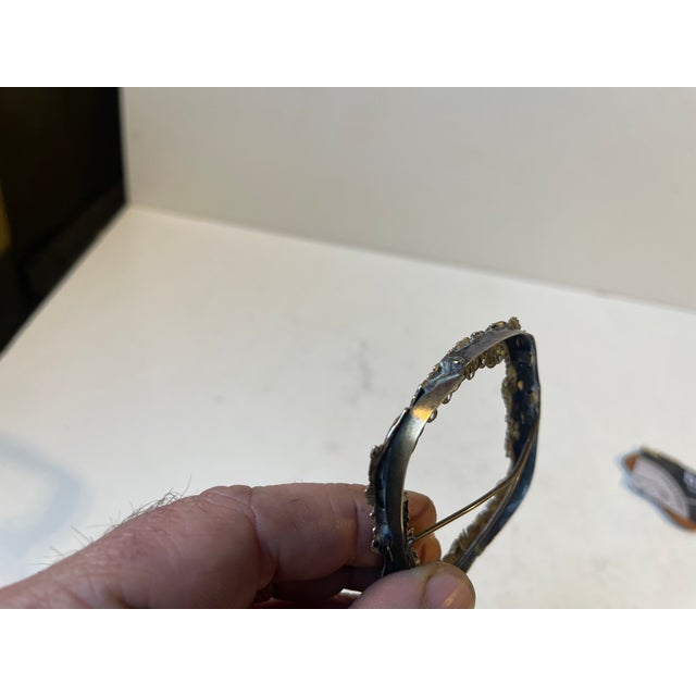 Silver Antique European Hallmarked Silver Frame For Sale - Image 8 of 9