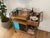 1950s 1950s Arthur Umanoff Bar Cart (Black / Teal Doors), Attributed For Sale - Image 5 of 15