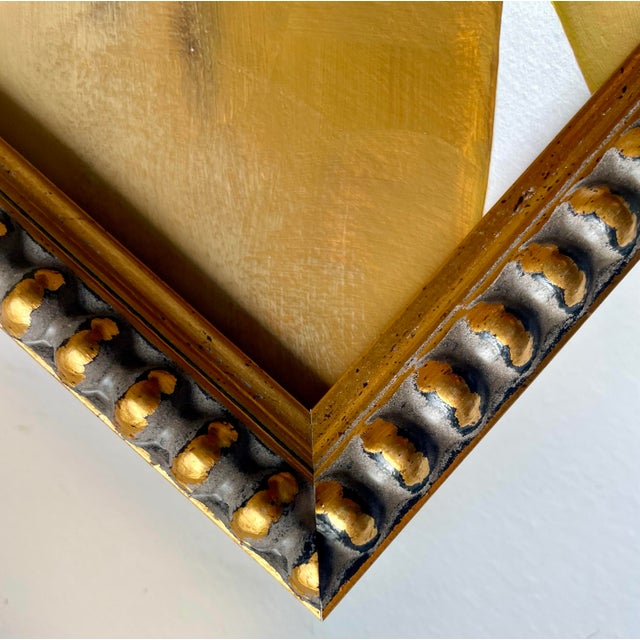 2025 "Il Colmo'' Contemporary Abstract Landscape Painting on Cotton Paper by Artist r.k. Red For Sale - Image 4 of 4