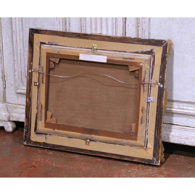 19th Century British Pastoral Oil Painting in Gilt Frame by Julian E. Drummond For Sale - Image 11 of 12