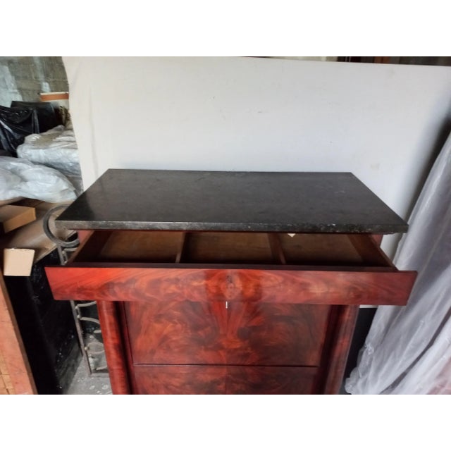 Empire Secretaire in Corinthian Bronze Gilded with Mercury, 1810 For Sale - Image 16 of 18