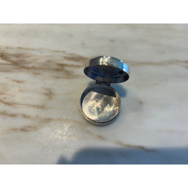Late 20th Century Late 20th Century Sterling Silver Trinket Box For Sale - Image 5 of 6