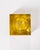 Glass Vintage German Yellow Crystal Ashtray, 1960s For Sale - Image 7 of 9