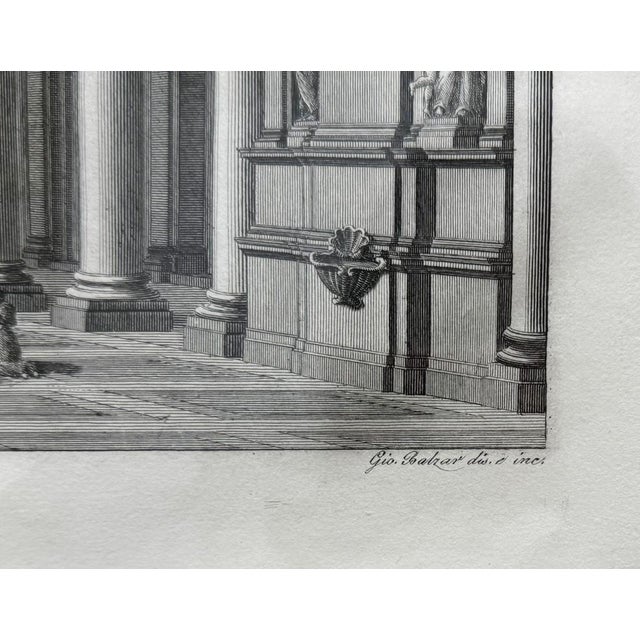 19th Century Engraving of the Interior of the Basilica of Santa Maria Maggiore in Rome For Sale - Image 11 of 15