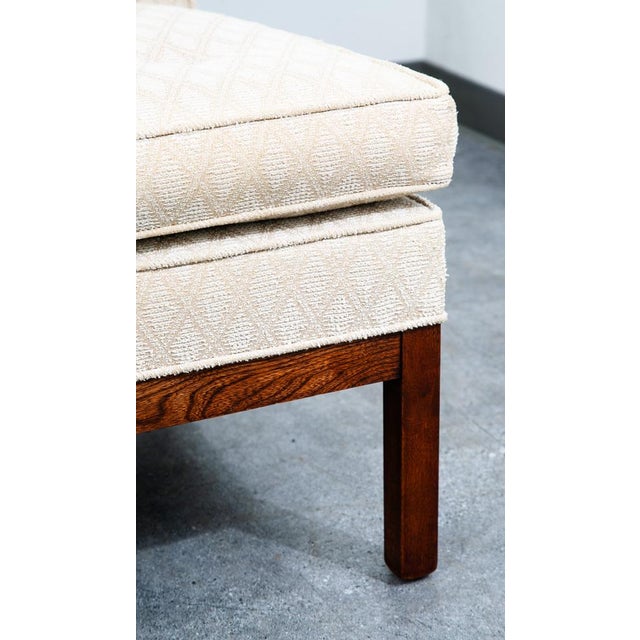 Mid Century Modern Lounge Chairs Slipper White Tufted Pair Set 2 Vintage MCM 60s For Sale - Image 12 of 12