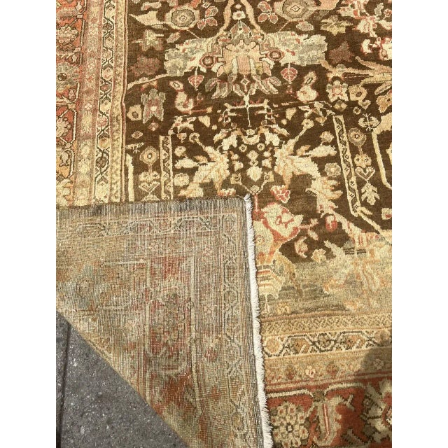 Bronze Late 19th Century Persian Antique Sultanabad For Sale - Image 8 of 12