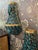 1940’s Dore Bronze Sconce Cages With Beaded Glass in the Style of Ercole Barovier, a Pair For Sale - Image 9 of 12