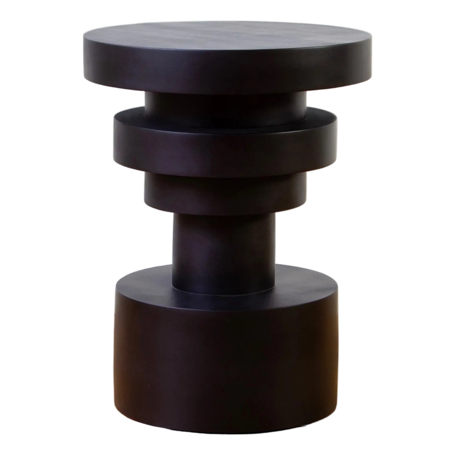 Sass Short Side Table, Black, Wood End Table, Sample, Modern, Minimal ...