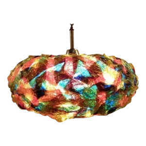 Colorful Lucite Strip Pendant Lamp