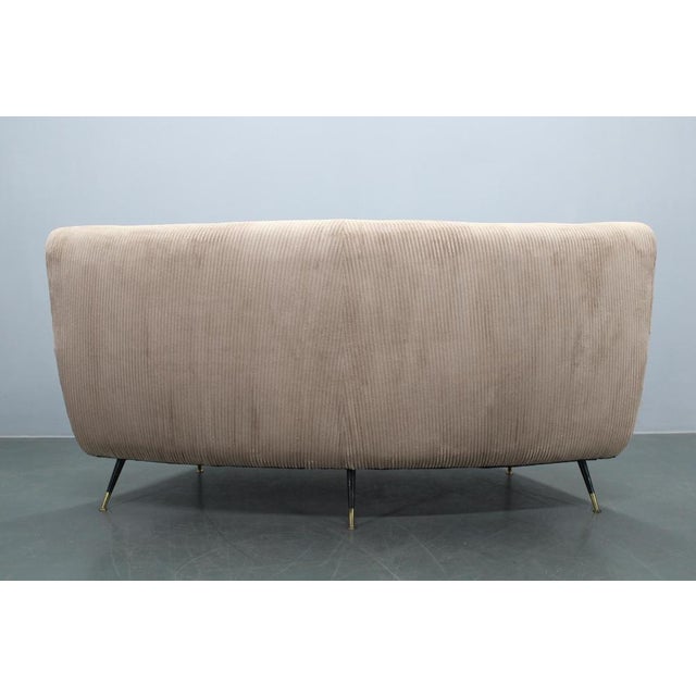 Curved Modular Sofa by Gigi Radice for Minotti, Italy, 1950s, Set of 3 For Sale - Image 11 of 18