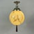 Art Deco Opaline Glass and Nickel Ball Flush Mount with Tassel, Germany, 1930s For Sale - Image 16 of 18