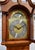 Colonial Cherry Grandfather Clock Vintage Moon Dial Triple Weights Chime For Sale - Image 9 of 18