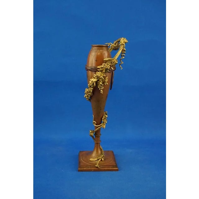 Vintage Vase in Bronze by Julius Theodor Kalmar, 1920s For Sale - Image 4 of 18