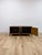 Pair of Vintage MCM Transitional Mersman Clover Walnut End Tables W/ Cabinet For Sale - Image 11 of 13