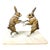 Late 19th Century Austrian or Vienna Cold Painted Bronze Boxing Rabbits ...