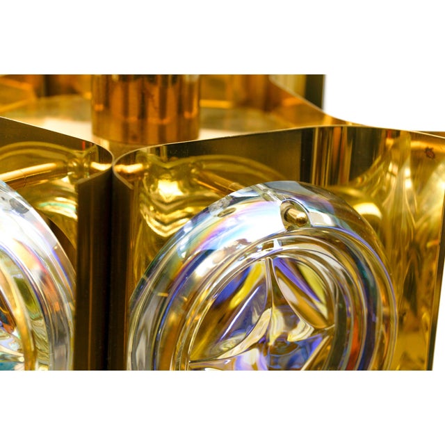 Iridescent Glass Ceiling Lamp, Germany, 1960s For Sale - Image 12 of 13