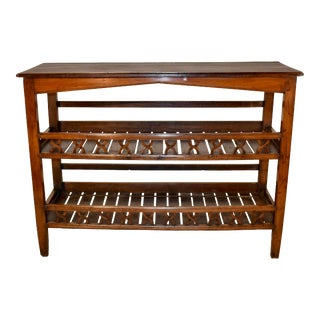 19th Century French Baker's Rack For Sale