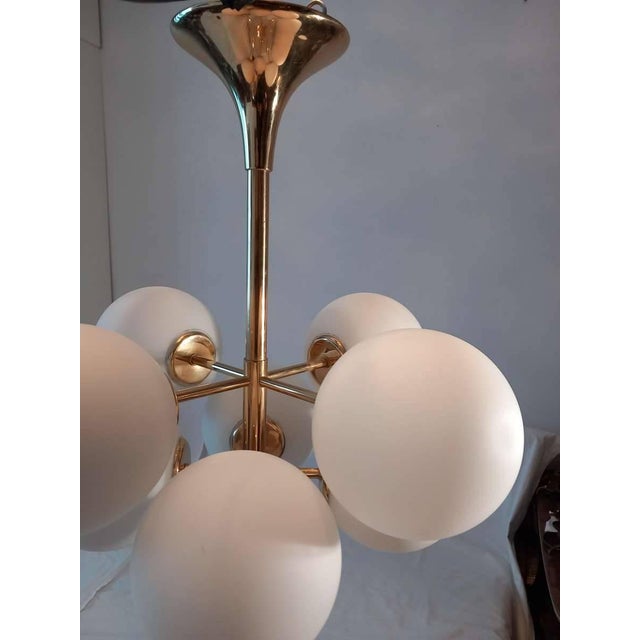 Mid-Century Modern Space Age Ceiling Lamp by E.R.Nele for Temde, 1960s For Sale - Image 3 of 11