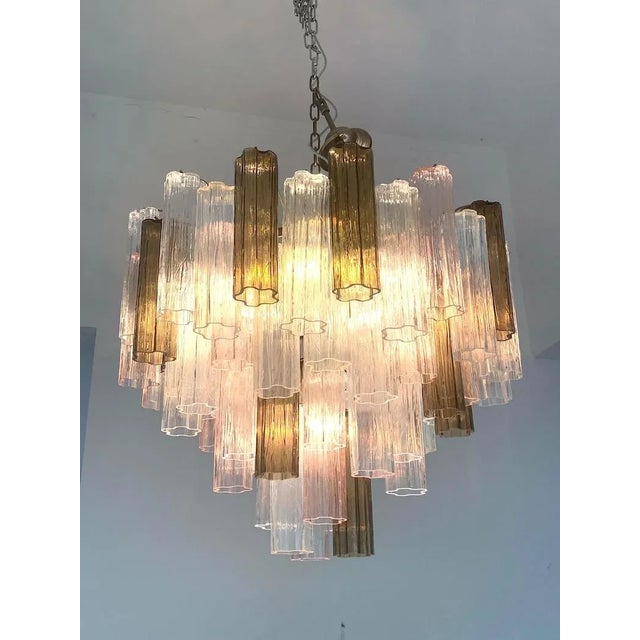 Impressive Murano Glass Sputnik Chandelier like mazzega zuccheri venini barovier style Diameter 75 cm = 29.5” Height 60 cm...