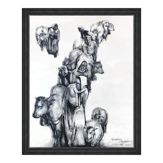 1930s The Cattle Market, Willem van den Berg For Sale