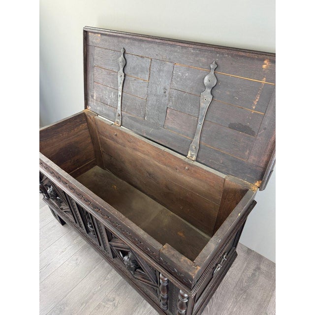 Antique 19th Century Neo-Renaissance Chest For Sale - Image 4 of 13
