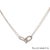 White Tiffany & Co. Hardware Large Double Link Pendant Necklace Sterling Silver For Sale - Image 8 of 9