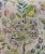 Early 21st Century 16" Square Pillow Decorated With Colorful Allium, Clover Flowers & Birds - Made in Uk. For Sale - Image 5 of 10