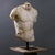 Unknown, Hellenistic Sculpture of a Male Torso, Plaster and Resin For Sale - Image 3 of 6