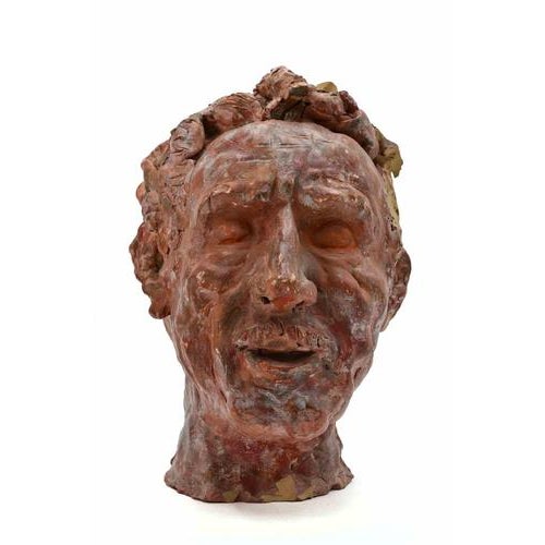 Sirio Pellegrini, Portrait Sculpture, 1960s, Terracotta For Sale - Image 6 of 6