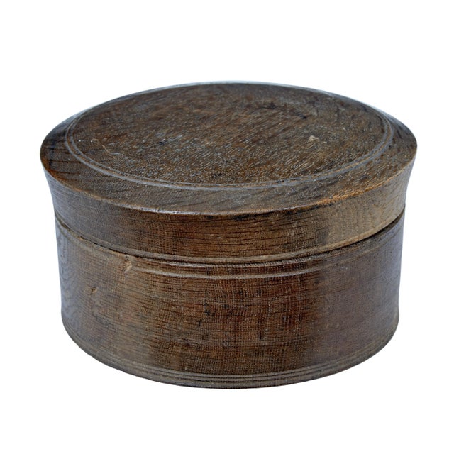 Early 19th century Swedish carved oak lidded box circa 1800. Interesting find from one of our buying trips, naive...