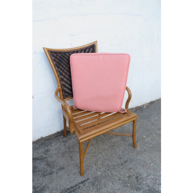 Tommy Bahama Aluminum Frame Outdoor Lanai Dining Chairs Set of Eight 6268 For Sale - Image 11 of 16