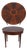 Baker Round Mahogany Center Parlor Table For Sale