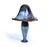 Large Vintage French Iridescent Art Glass Mushroom Lamp, 1960 For Sale - Image 3 of 18