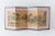 Japanese Miniature Four-Panel Screen Blue and Green Landscape For Sale - Image 11 of 13