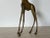 70"s Vintage Art Handmade Solid Brass Giraffe Sculpture/ Sold For Sale - Image 10 of 13