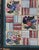 American Checkerboard Vintage American Hooked Rug With Geometric and Floral Designs 3'1"x4'8" For Sale - Image 3 of 7