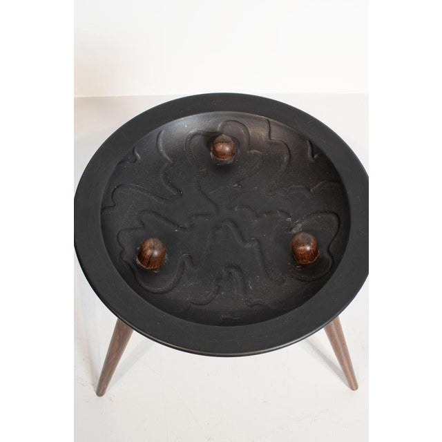 Danish Side Table with Rosewood Legs For Sale - Image 5 of 7