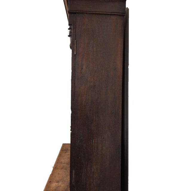 Early 19th Century Georgian Oak Glazed Dresser For Sale - Image 9 of 12