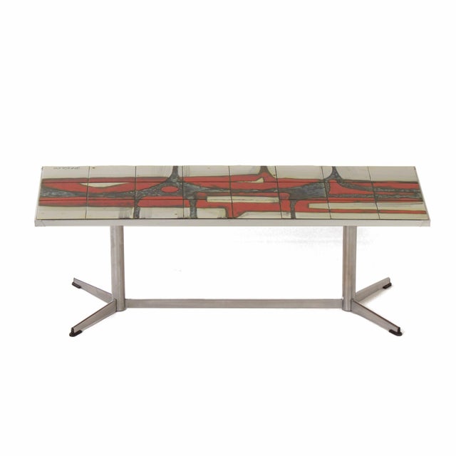 Mid-Century Coffee Table by Denisco, Belgium, 1960s For Sale - Image 14 of 14