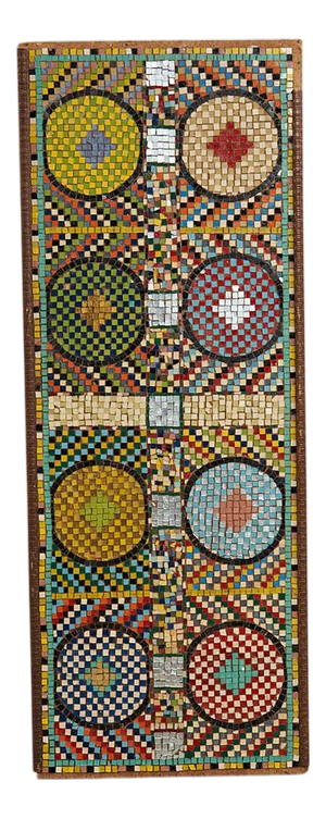 Vintage Glass Mosaic on Panel