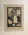 Arturo Martini, Tiber, 1910, Woodcut Print For Sale