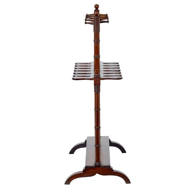 Mid-19th-century hand-carved boot stand circa 1850. Here we have an unusual piece of 19th-century furniture in the form of...