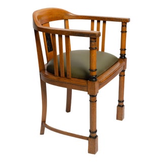 French Oak Armchair, 1890s For Sale
