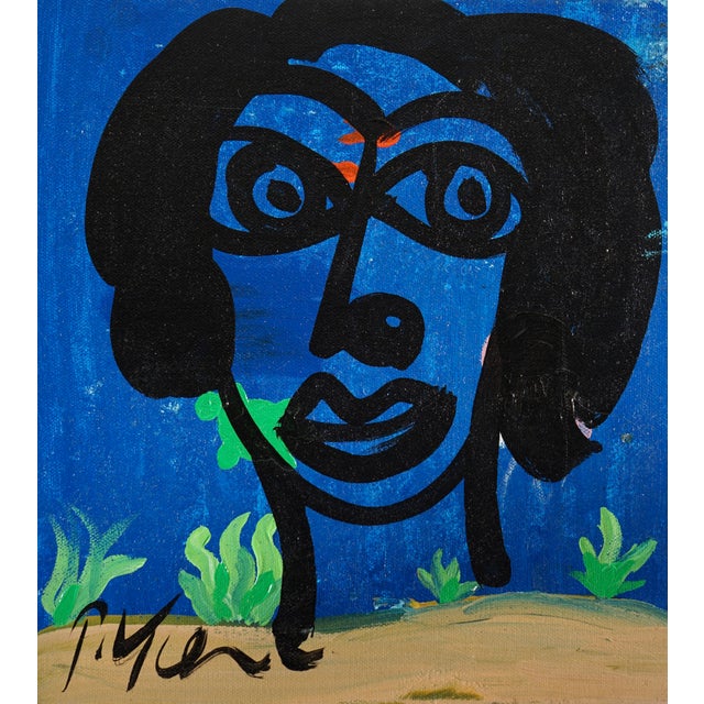 Figurative Mid Century Acrylic Paintings on Canvas in the Style of Peter Keil For Sale - Image 3 of 6