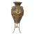 Vintage Floor Amphora Urn With Lionhead Ring Handles For Sale