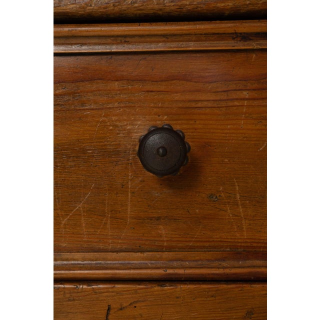 1850s French Provincial Pine Buffet In Original Patina For Sale - Image 11 of 18